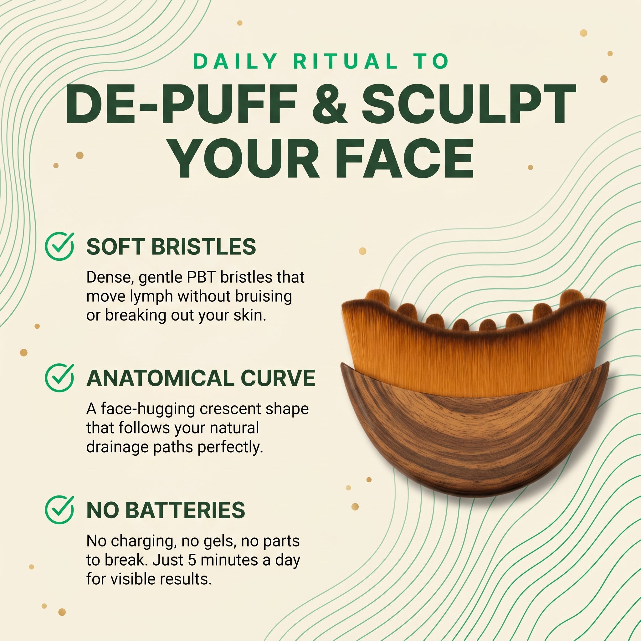 Lymphatic Face Brush